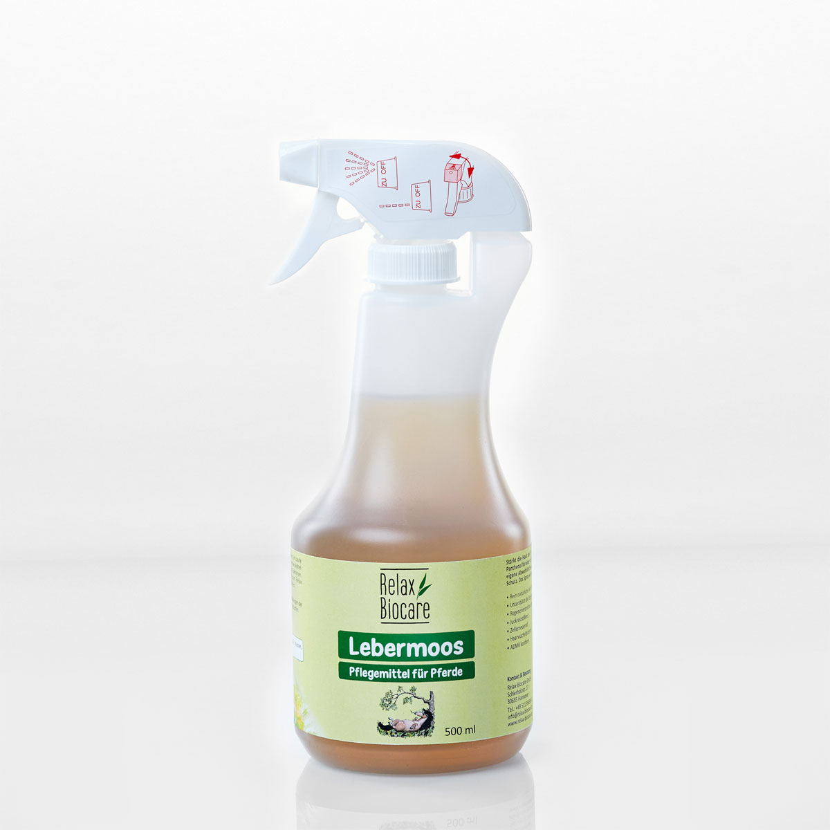 Relax Biocare Lebermoos für Pferde 500 ml