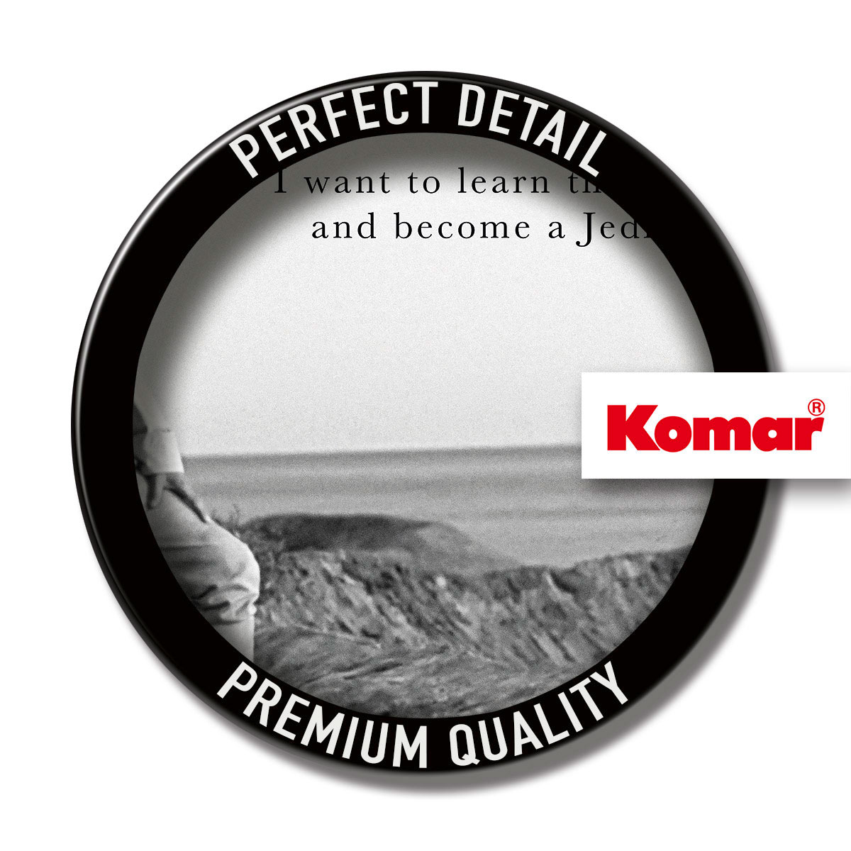 Komar  Wandbild Star Wars Classic Luke Quote 70x50 cm Bild 4