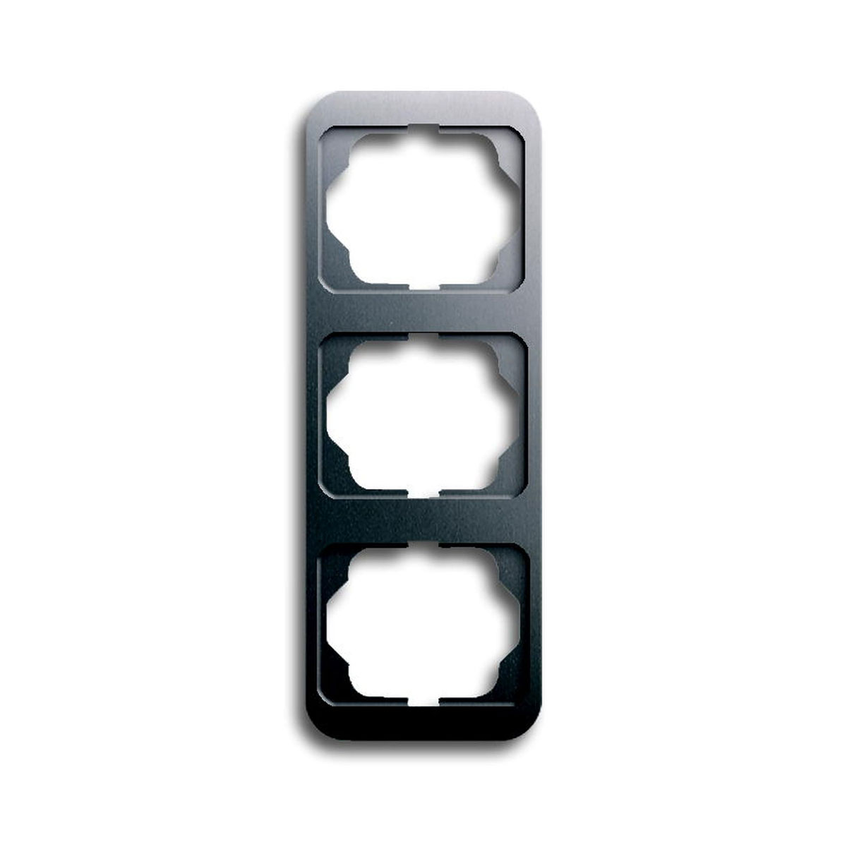 Busch-Jaeger Abdeckrahmen Alpha Nea platinfarben 3-fach Senkrecht