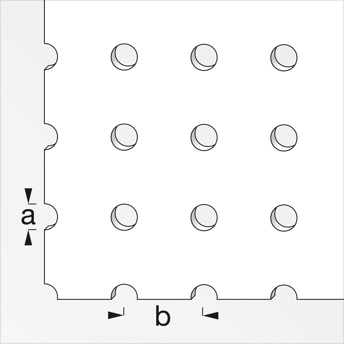 MyTool Rundlochblech 25 x 50 cm Durchmesser 4,5 mmx0,7mm silber Bild 2