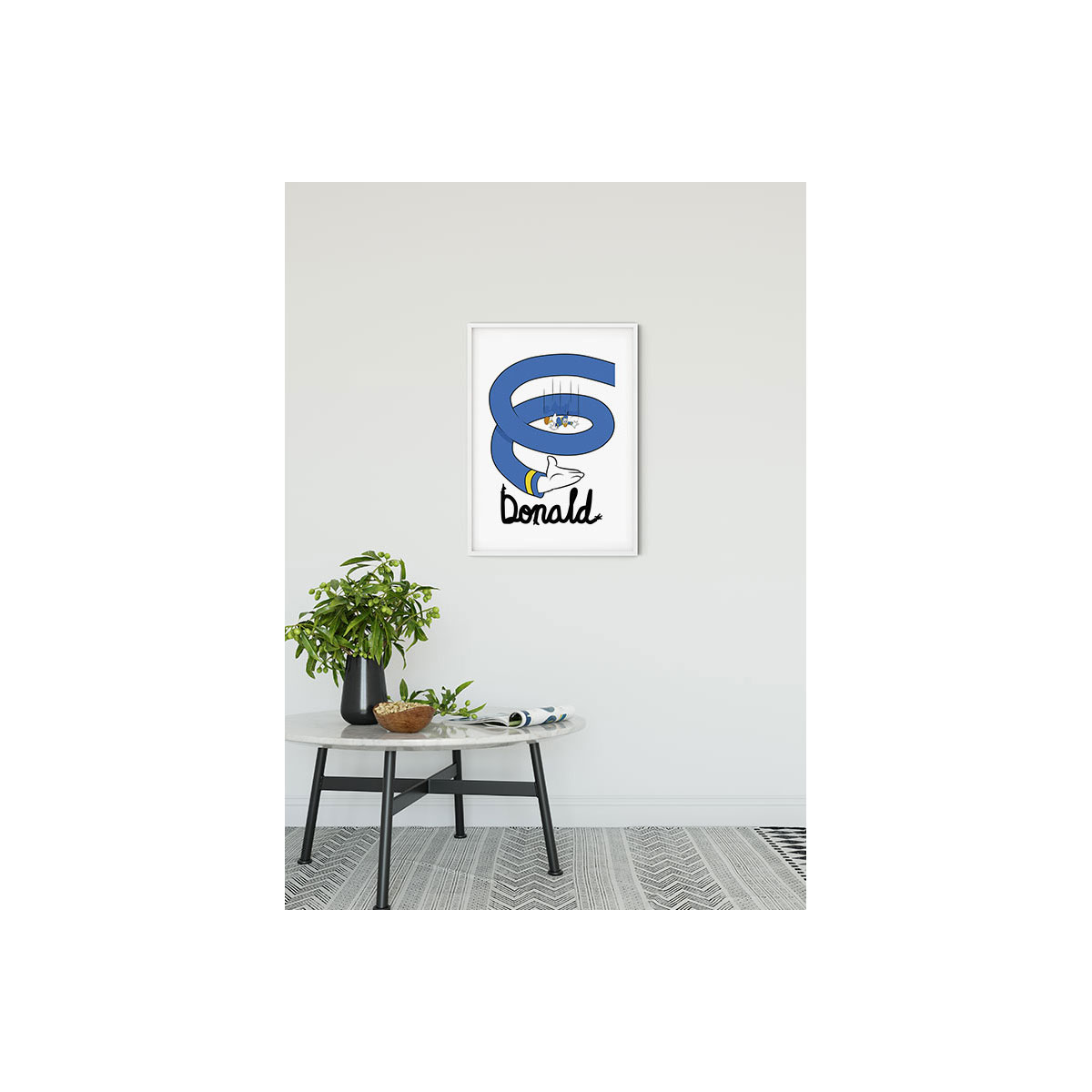 Komar  Wandbild Donald Duck Spiral 50x70 cm