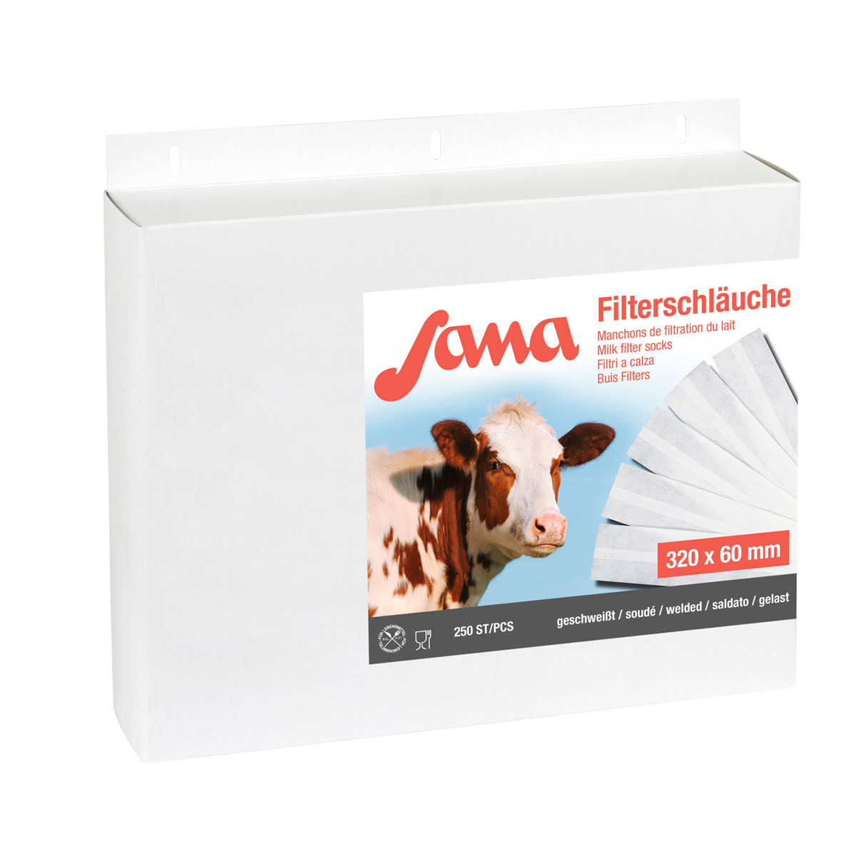 Milchfilter 32 x 5,7 cm 250 Stück Bild 2