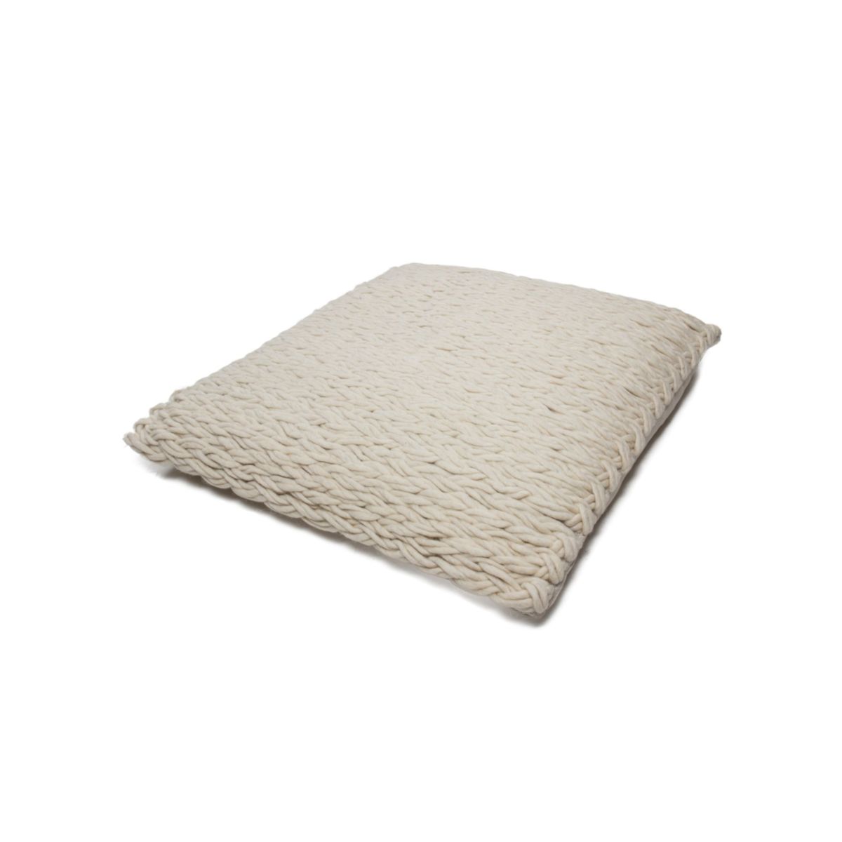 Pouf Hocker Shaun 310 grau 80x80cm Bild 2