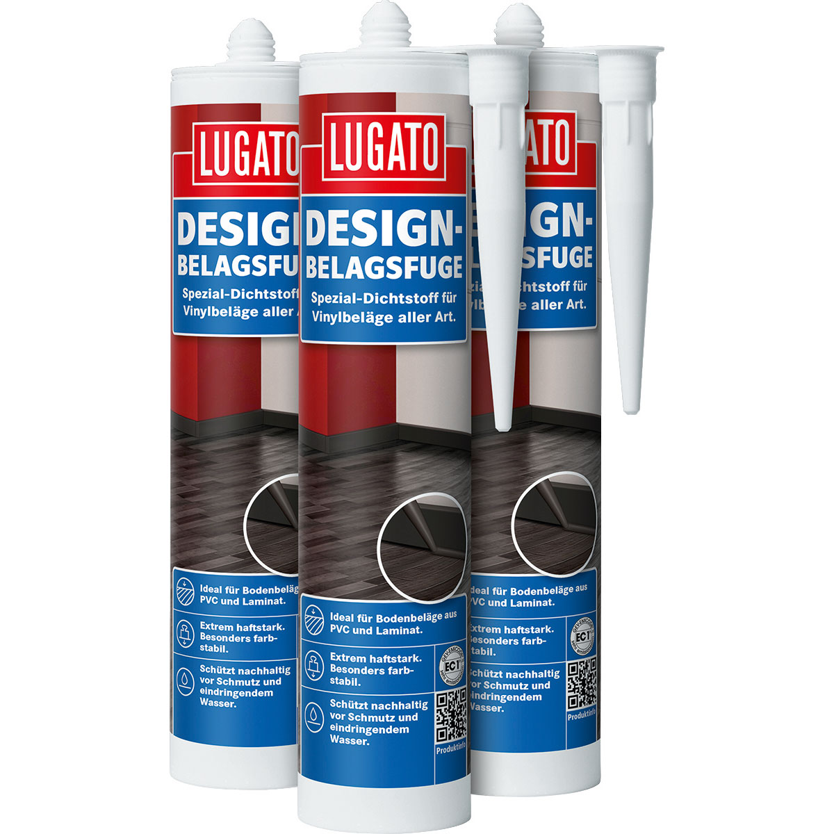 Lugato Designsbelags-Fuge Silbereiche 310 ml
