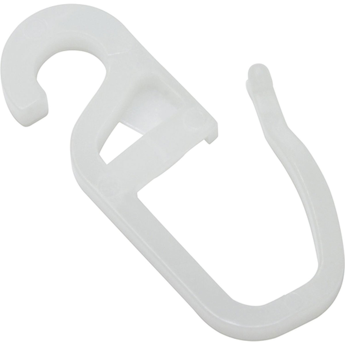 Gardinia Faltenlegehaken Kunststoff roh-weiß