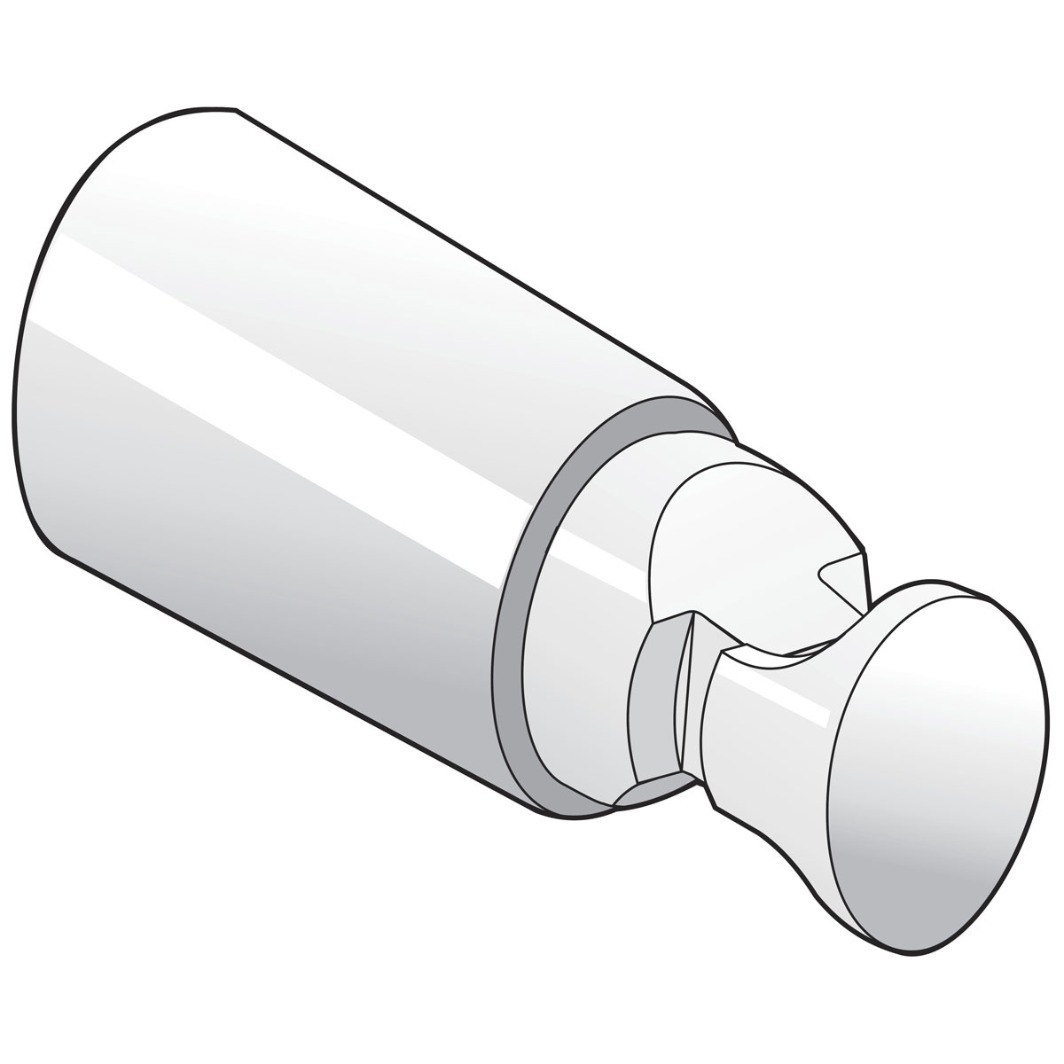 Ximax  Heizkörper Zubehör Kunststoffhalterung für Badheizkörper 4-fach Chrom Bild 2