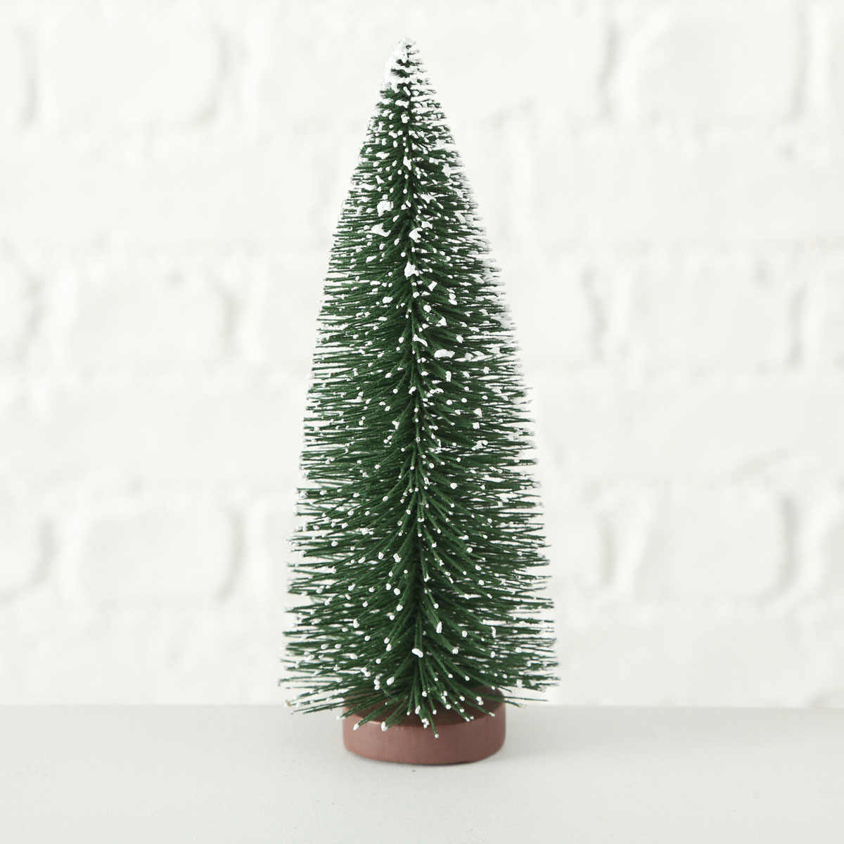 Dekoaufsteller Tarvo Baum 22 x 9 x 22 cm grün Holz Kunststoff Bild 5