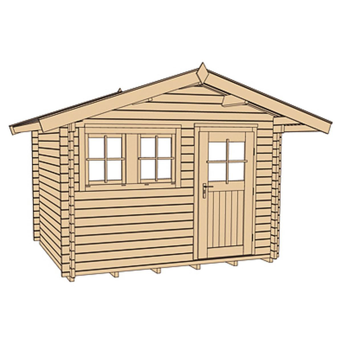 Weka Gartenhaus 139 380 x 370 x 262 cm Bild 3