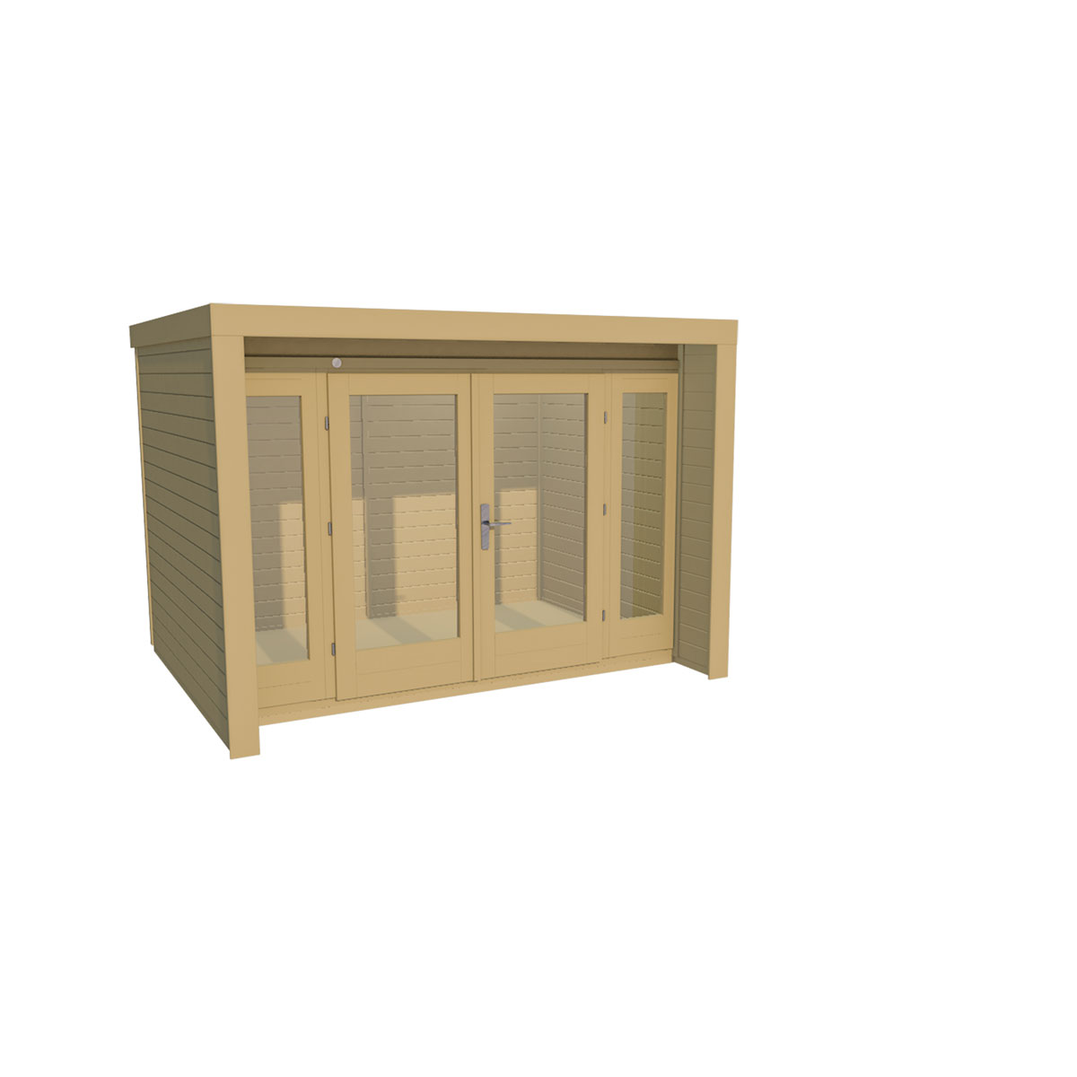 Weka Designhaus 263 Größe 3 300 x 295 cm beige Bild 2