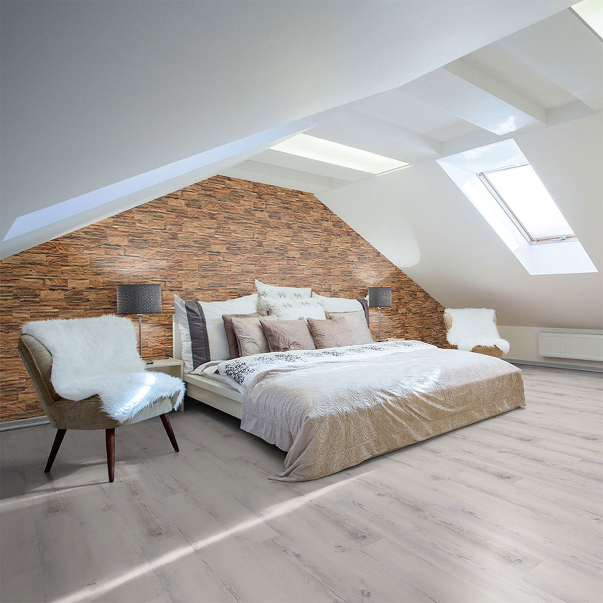 Indo Wandverkleidung Teak Diamond Z-Look 10er-Set Bild 3