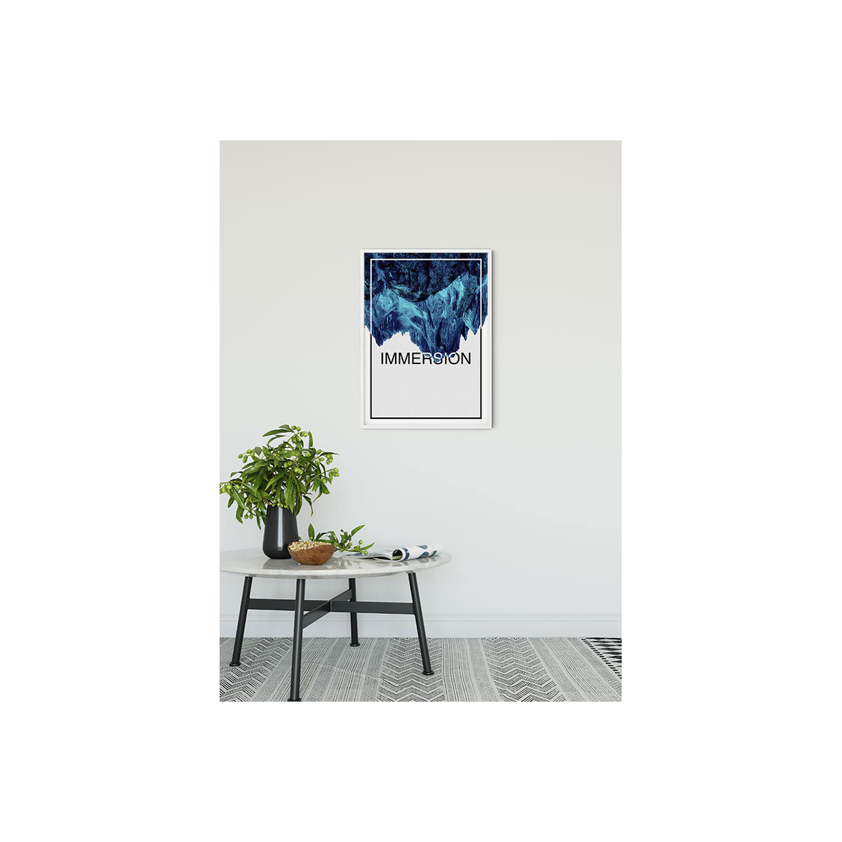 Komar  Wandbild Immersion Blue 30x40 cm