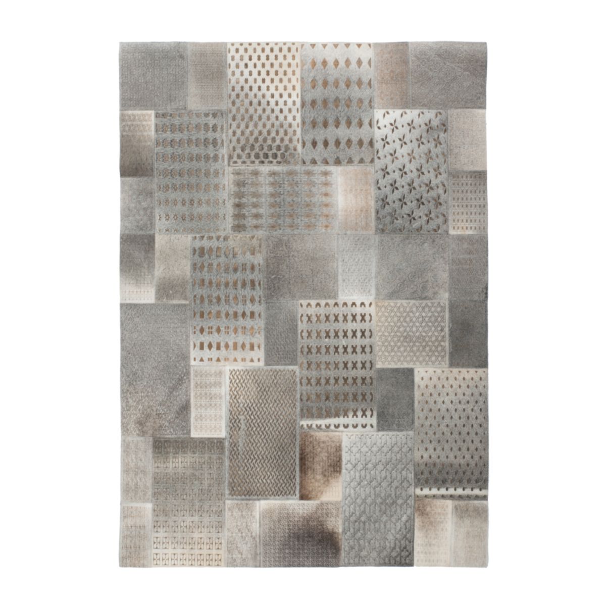 Gleam 560 Grau / Silber 160cm x 230cm