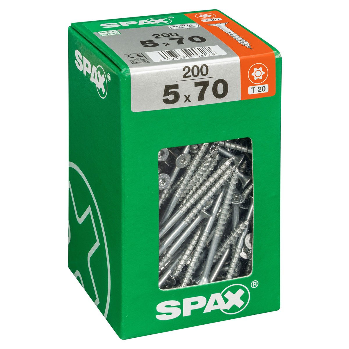Spax Universalschrauben WIROX Senkkopf 5 x 70 XL 200 St Bild 2