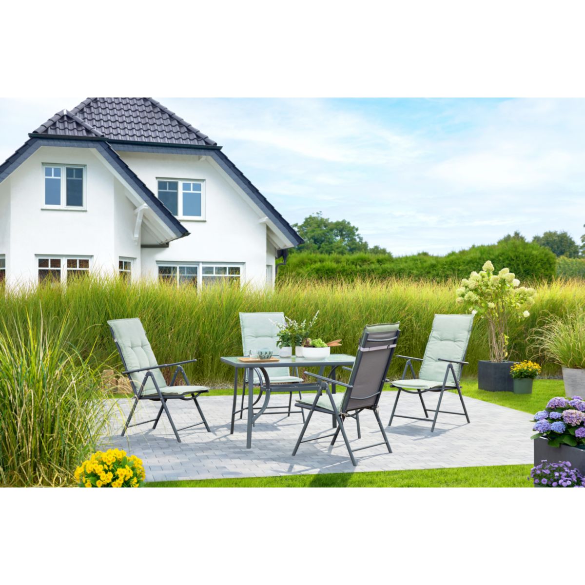 Haveson Gartenmöbelset Leipzig 5-teilig Bild 10