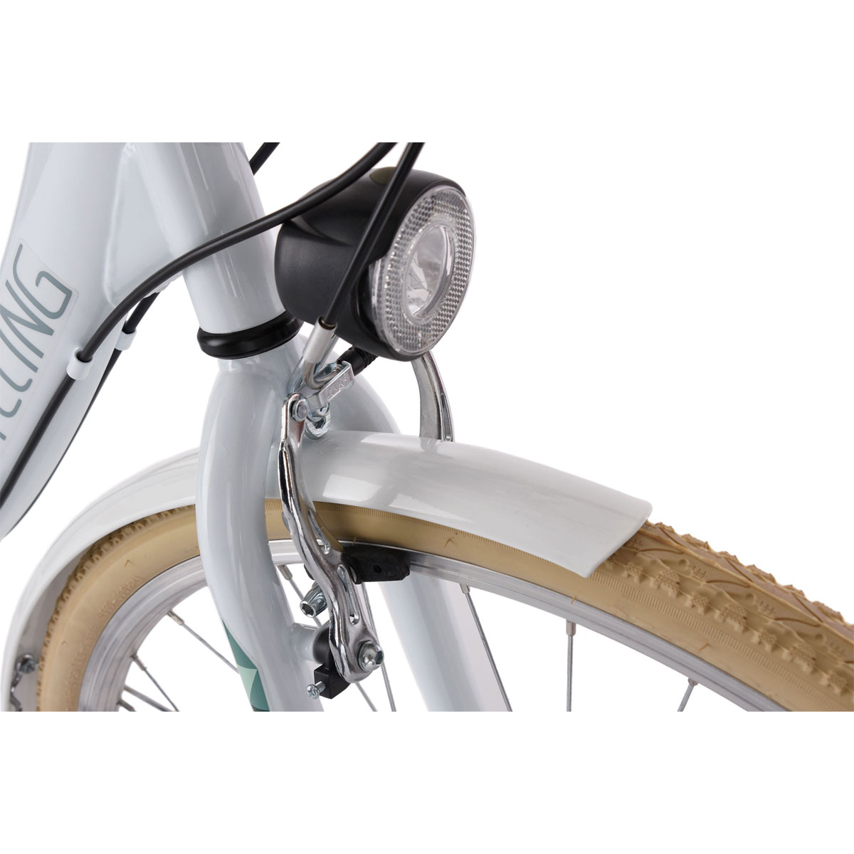 KS Cycling Cityrad Toscana ohne Korb 26 Zoll weiß Bild 8