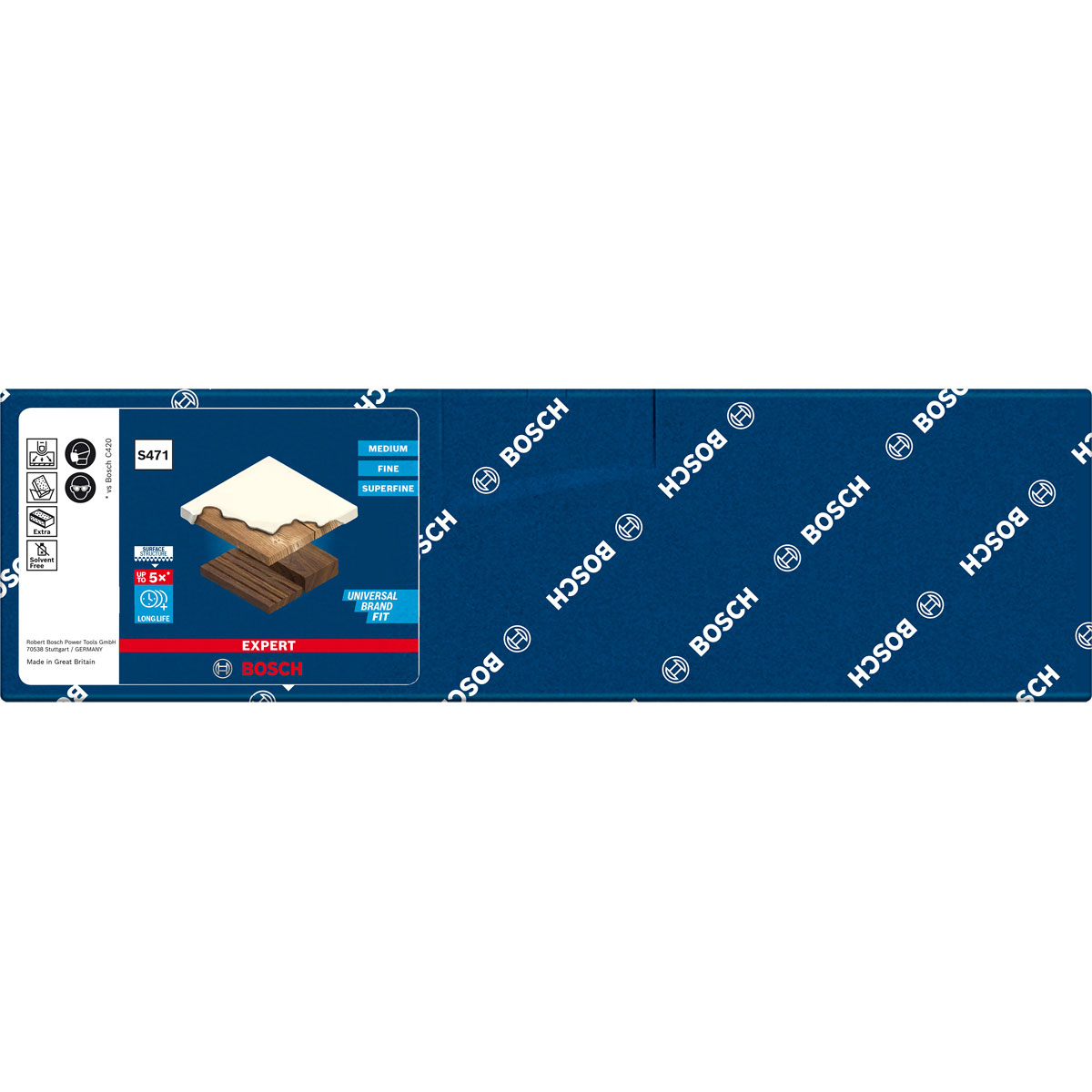 Bosch Professional  Expert S471 Standard Block 69 x 97 x 26 mm superfein Bild 2