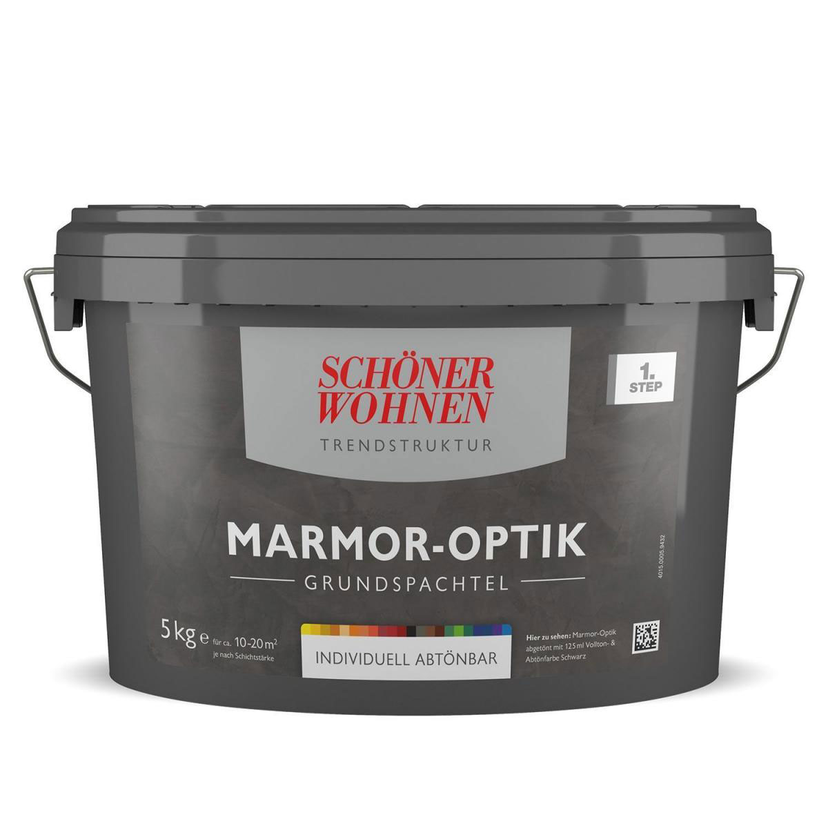 Schöner Wohnen Farbe Marmor-Optik Grundspachtel