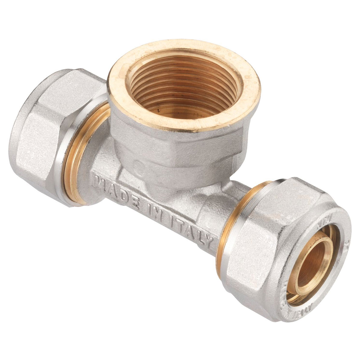 Cornat Schraub-T-Stück 16 mm 3/4 IG