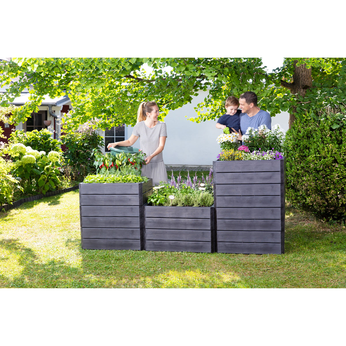 Garantia  Hochbeet-System Ergo Quadro anthrazit Größe L Bild 2