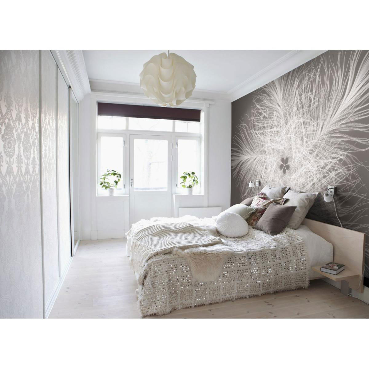 Komar Vlies-Fototapete Federstern 4-teilig 368 x 248 cm Bild 2