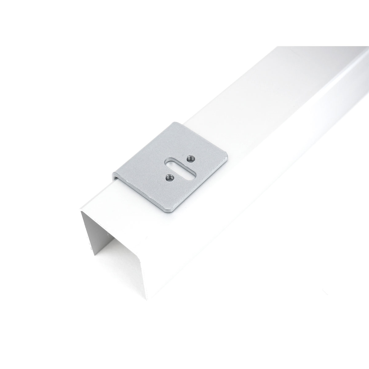 Hibitaro  Winkel zur Wandmontage für Bodensysteme 2er Set für 1-läufige Schiene Aluminium