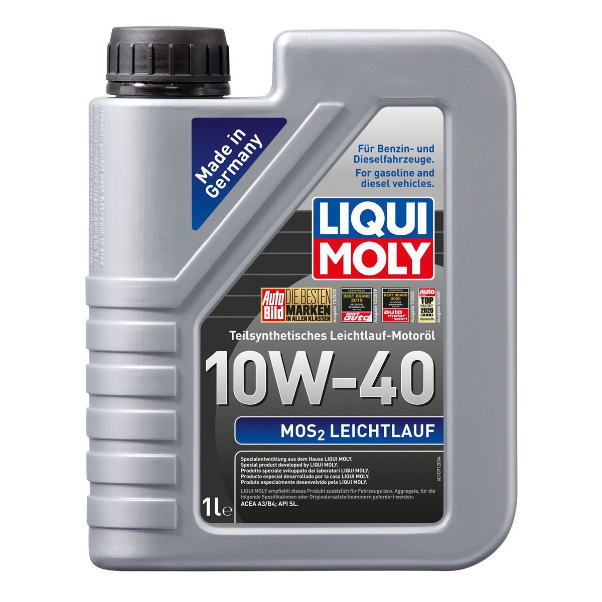 Liqui Moly Motor-Öl Mos2-Leichtlauf 10W-40 1 L