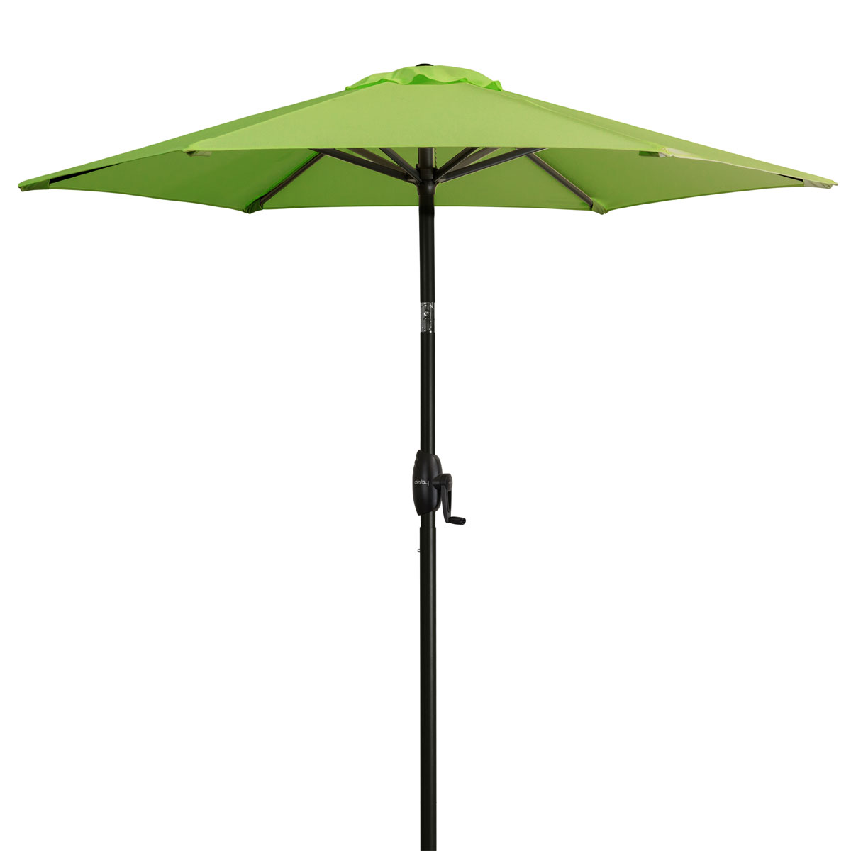 Doppler Kurbelschirm Basic Lift Neo 180 180 cm 6-teilig mit Höhenverstellung apfelgrün Bild 1