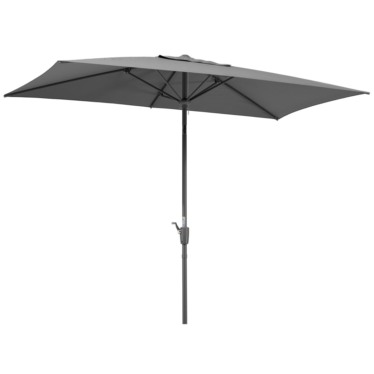 Schneider Schirme Sonnenschirm Tunis 270 x 150 cm Anthrazit