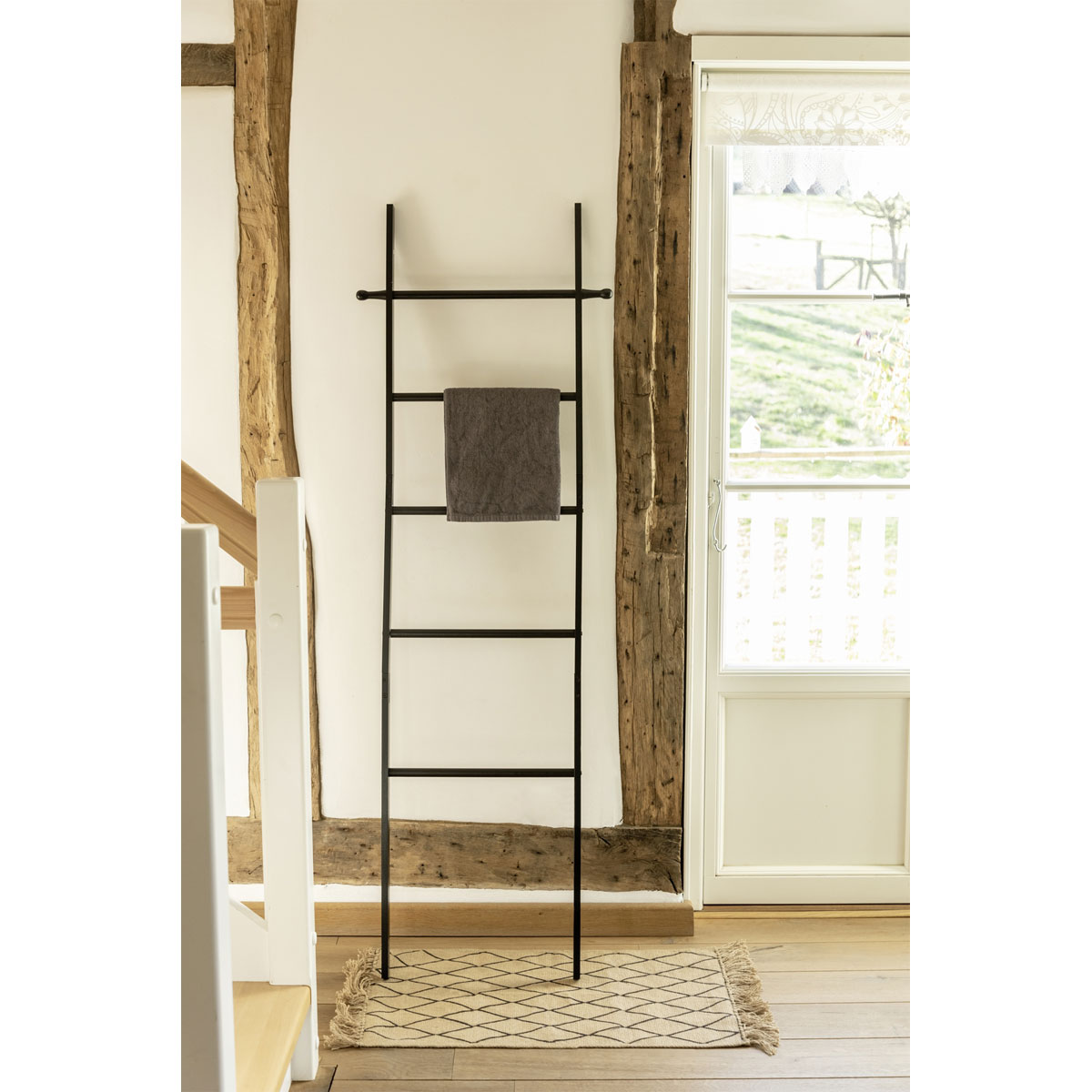 Wenko  Handtuchleiter Loft aus Bambus Handtuchhalter Bild 8