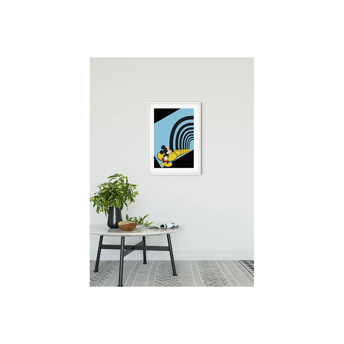 Komar  Wandbild Mickey Mouse Foot Tunnel 50x70 cm