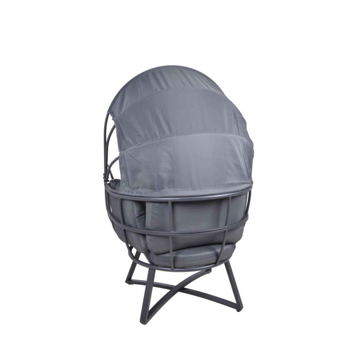 Garden Pleasure Relaxsessel DELOS Stahl, Polyester, anthrazit Bild 3