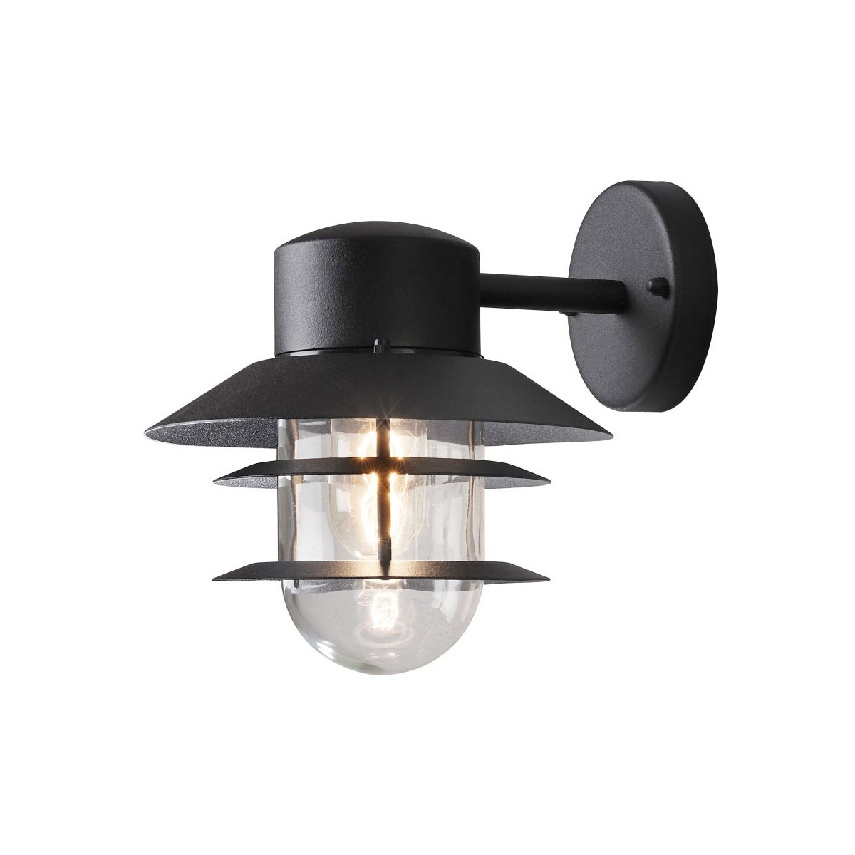 Konstsmide Wandleuchte Modena schwarz