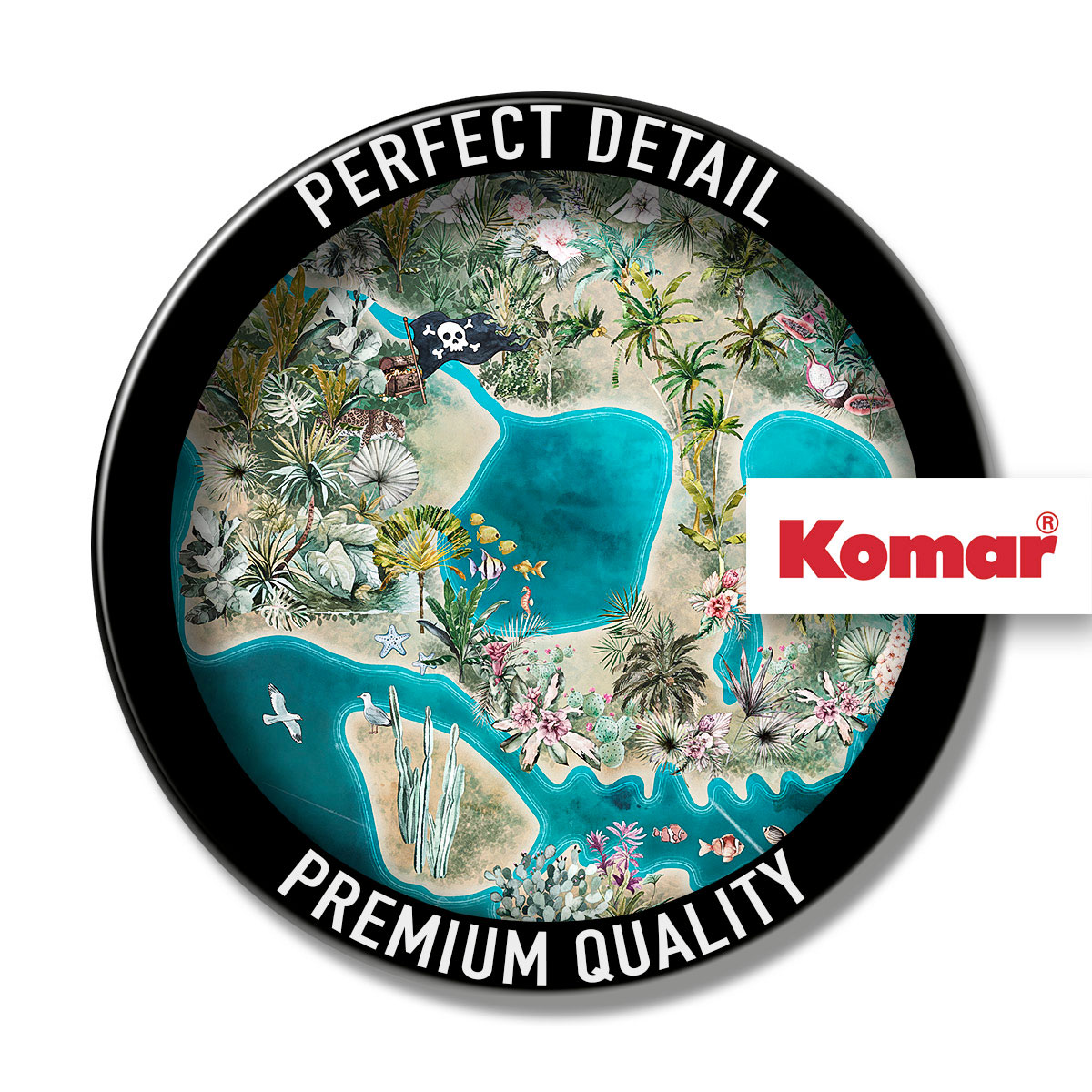 Komar  Vlies Fototapete Skull Island 250x250 cm Bild 9