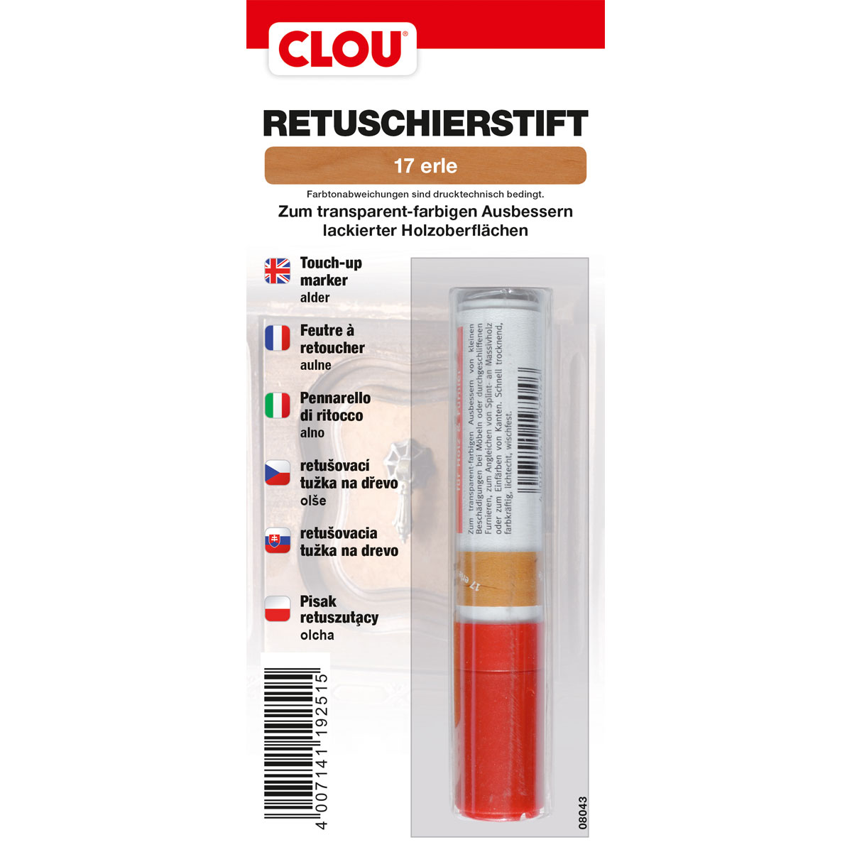 Clou Retuschierstift Erle