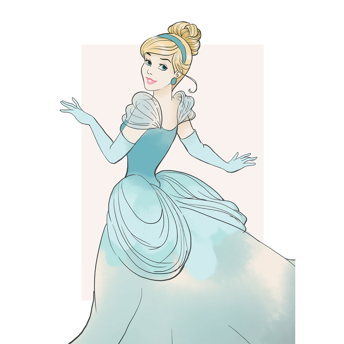 Komar  Wandbild Cinderella Beauty 30x40 cm Bild 2