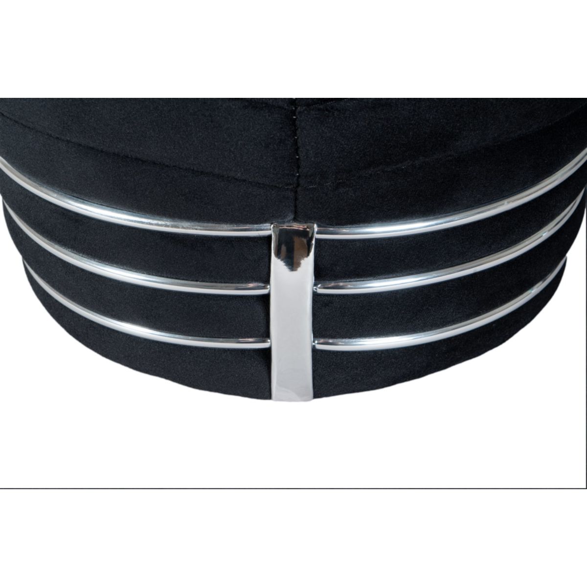 Kayoom Hocker Doric 325 Schwarz / Graphit Bild 4