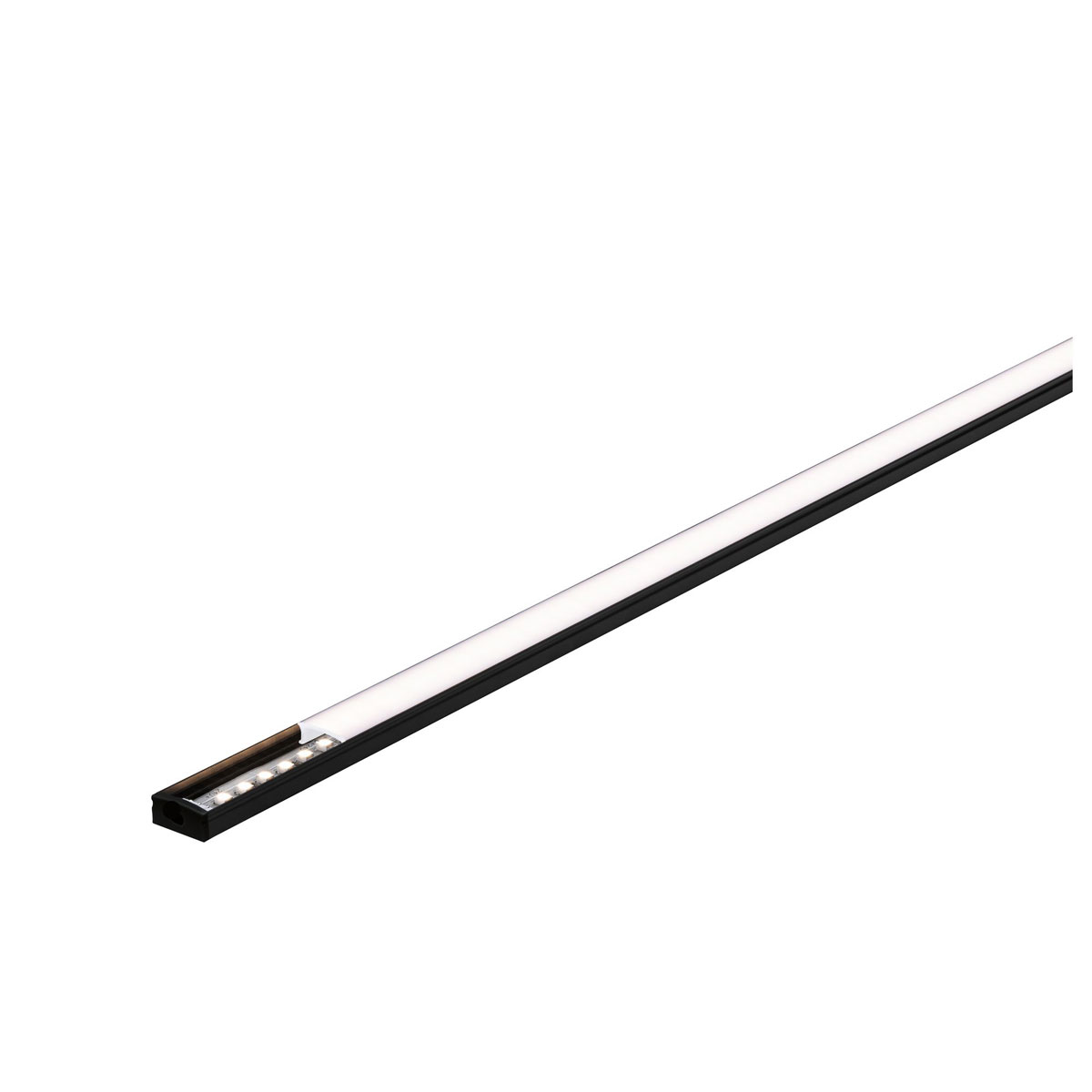 Paulmann  Base Profil 1 m mit weißem Diffusor eloxiert Bild 6