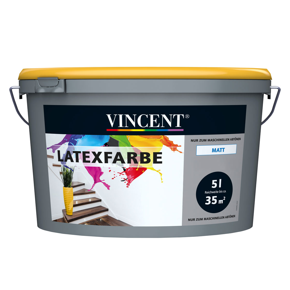 Vincent  Wandfarbe Latexfarbe Mix It matt 5 l Bild 1
