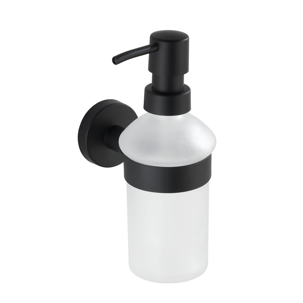 Wenko Seifenspender Bosio schwarz ca 200 ml Bild 1