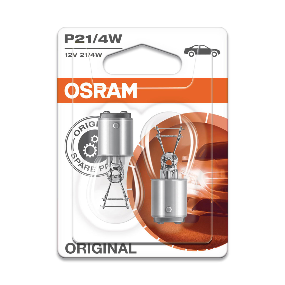 Osram Autolampe BAZ15D KSN 12 12 V 21/4 W