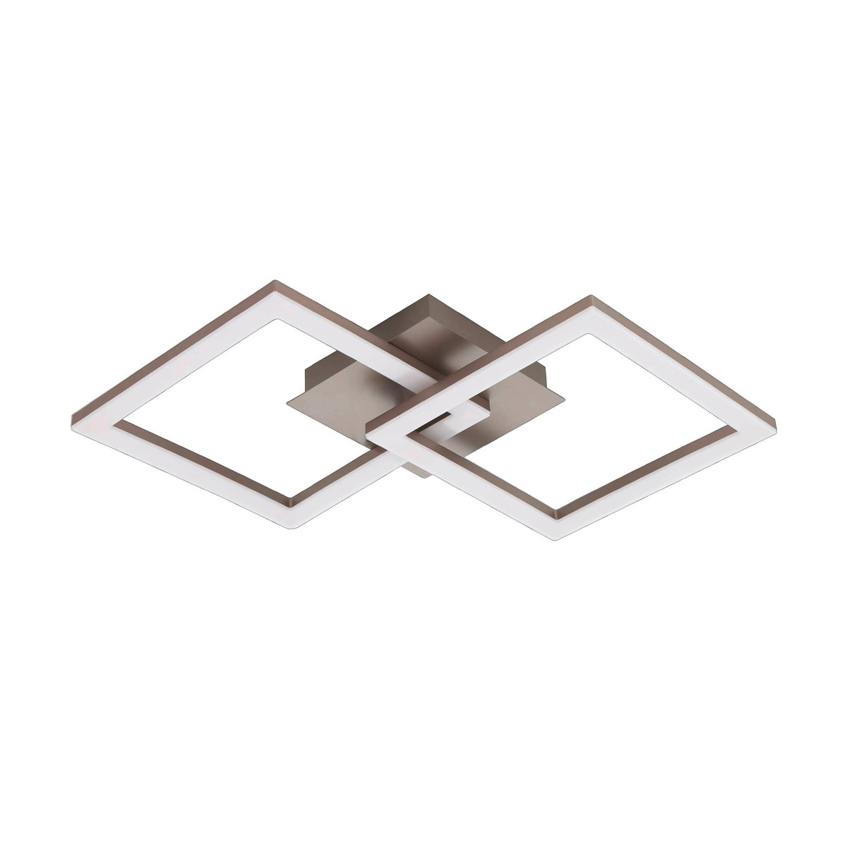 Eglo LED-Deckenleuchte Palmaves 2 52,5 x 31 cm silber