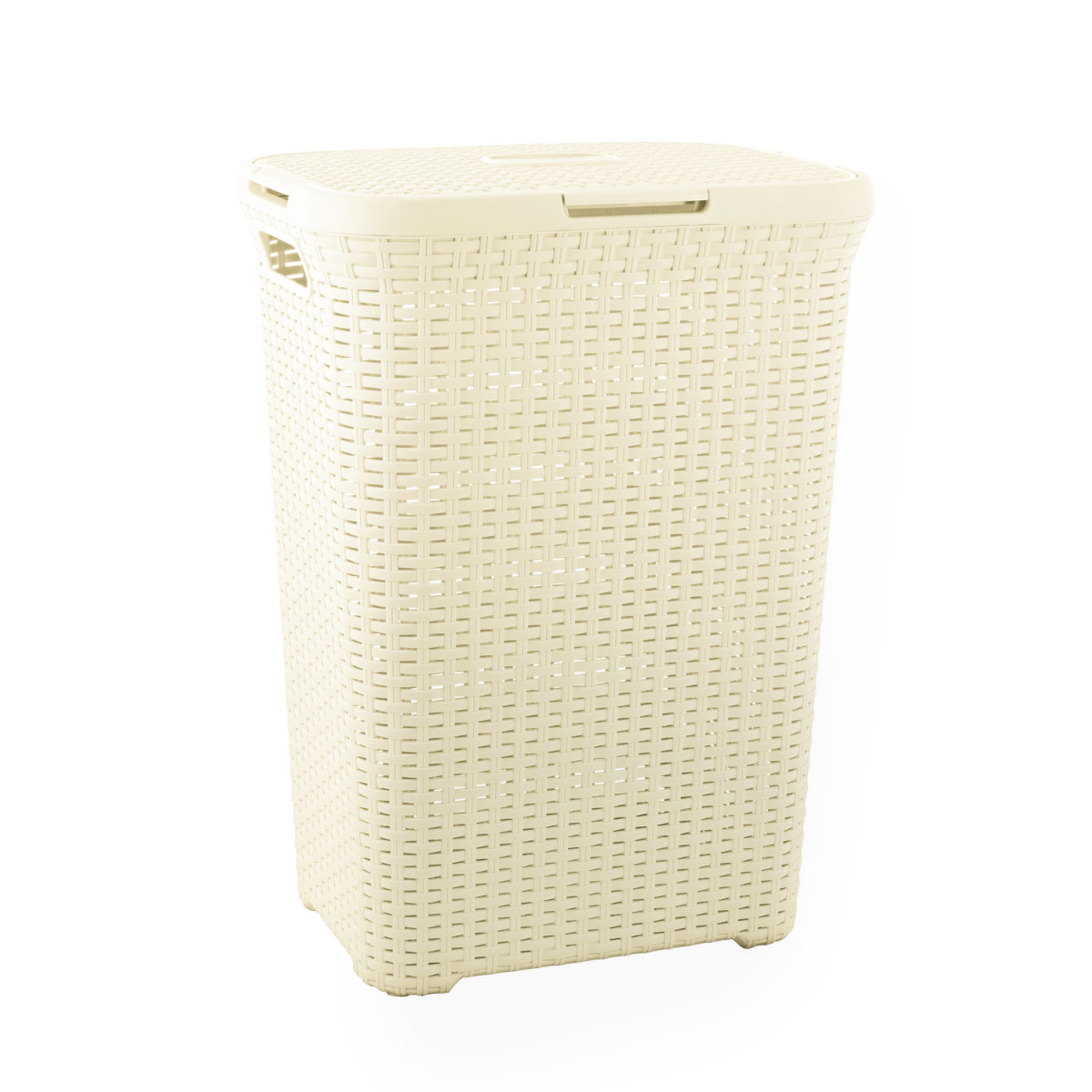 Curver Rattan-Wäschebox Style creme 60 L