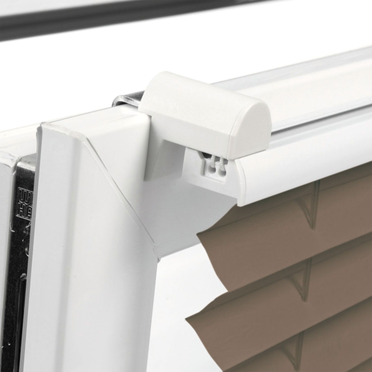 Gardinia Plissee EasyFix mit 2 Bedienschienen 70 x 130 cm taupe Bild 3