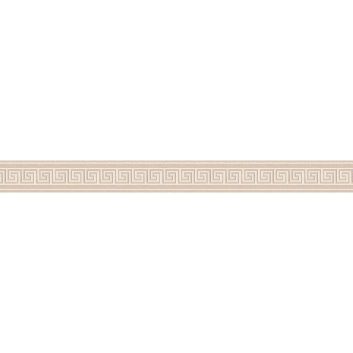 Selbstklebende Borte Meander beige