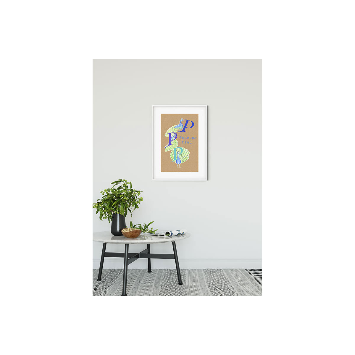 Komar  Wandbild ABC Animal P 50x70 cm