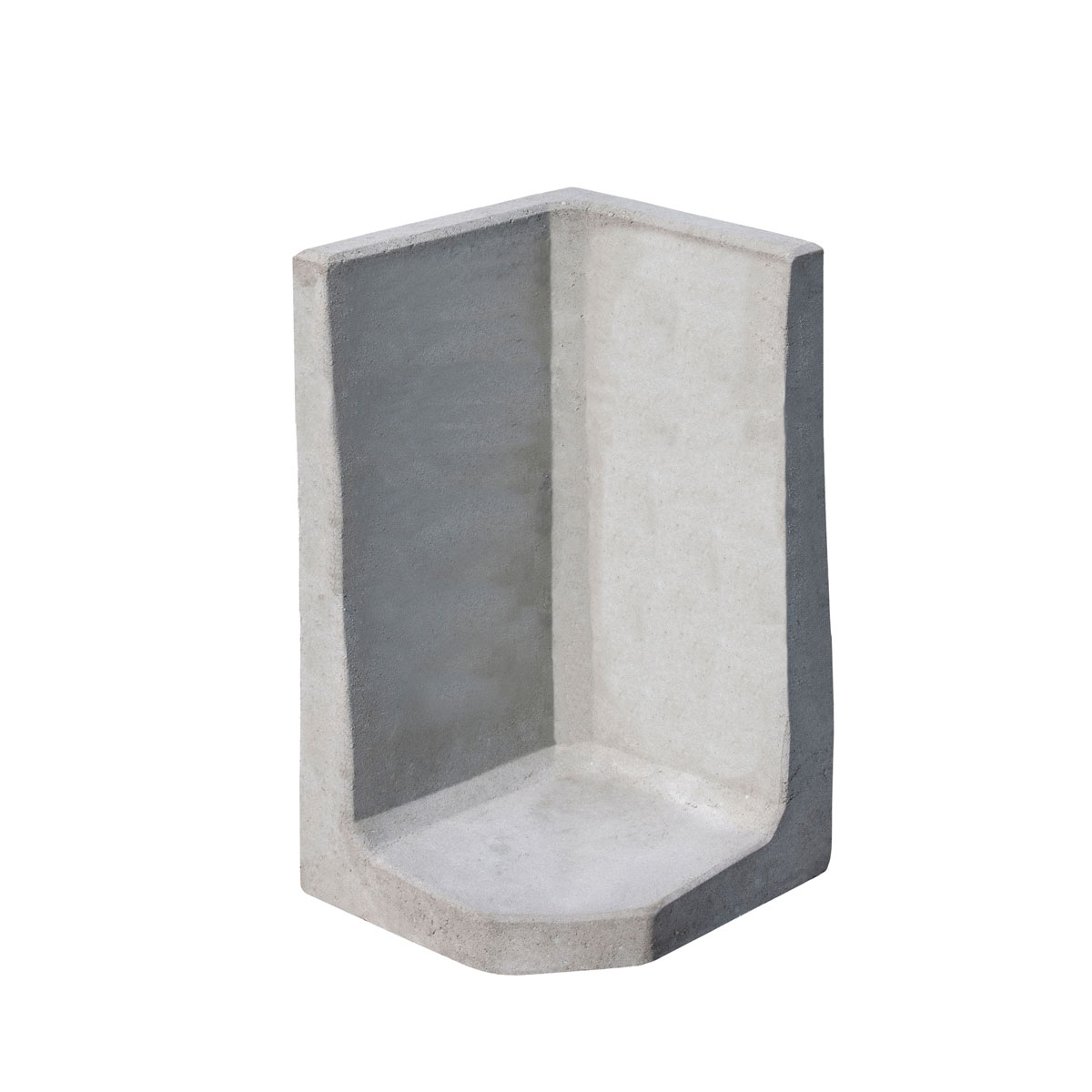 Diephaus  L-Stein-Ecke grau 80 x 40 x 40 x 7 cm