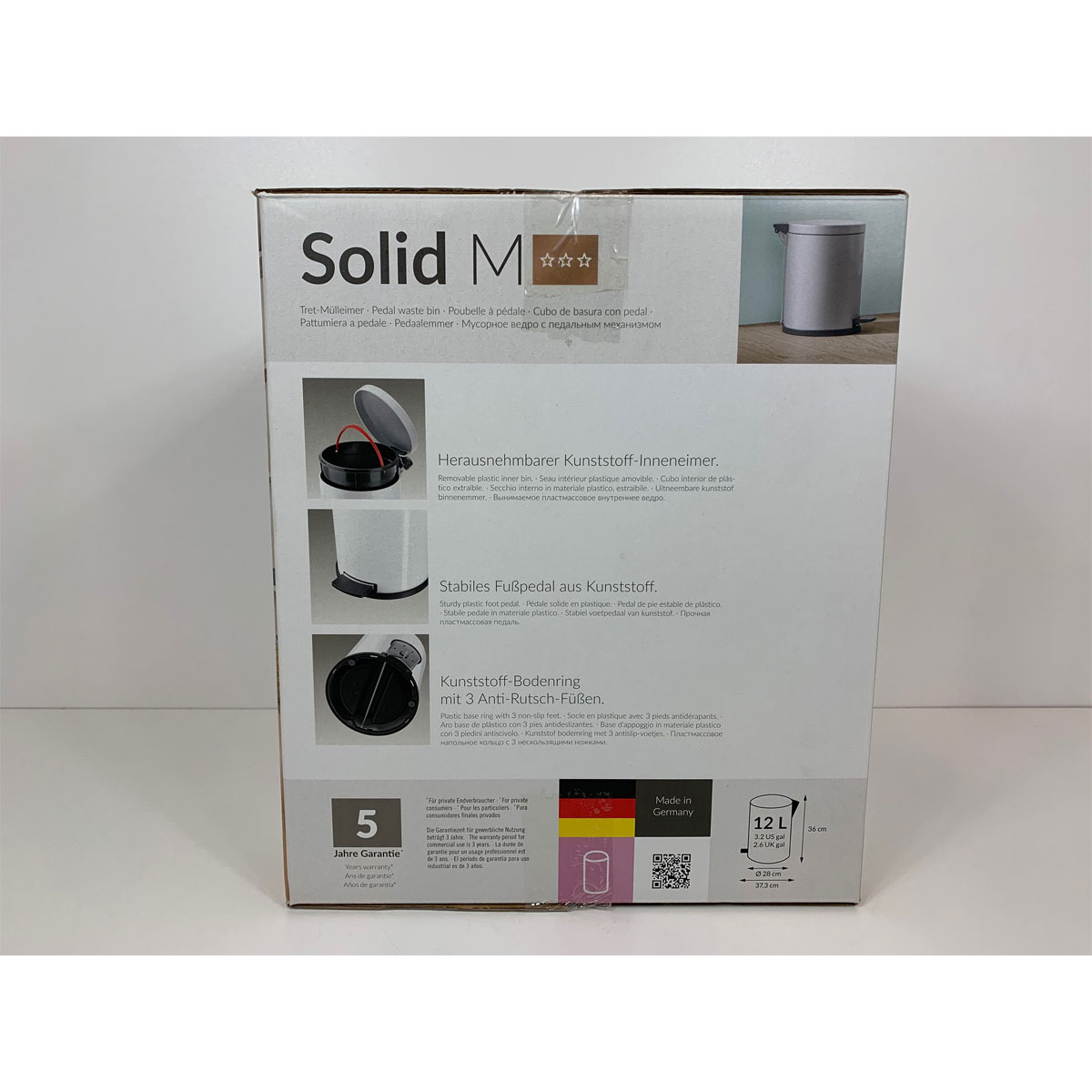 Hailo Inneneimer Profi Line Solid M 12 L weiß