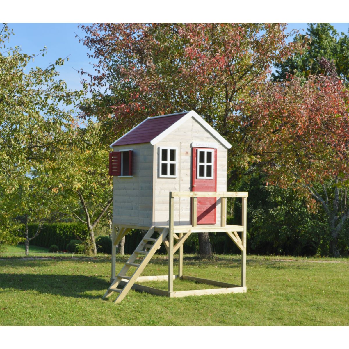 Wendi Toys Spielhaus Storch 160x190x242 cm Bild 3