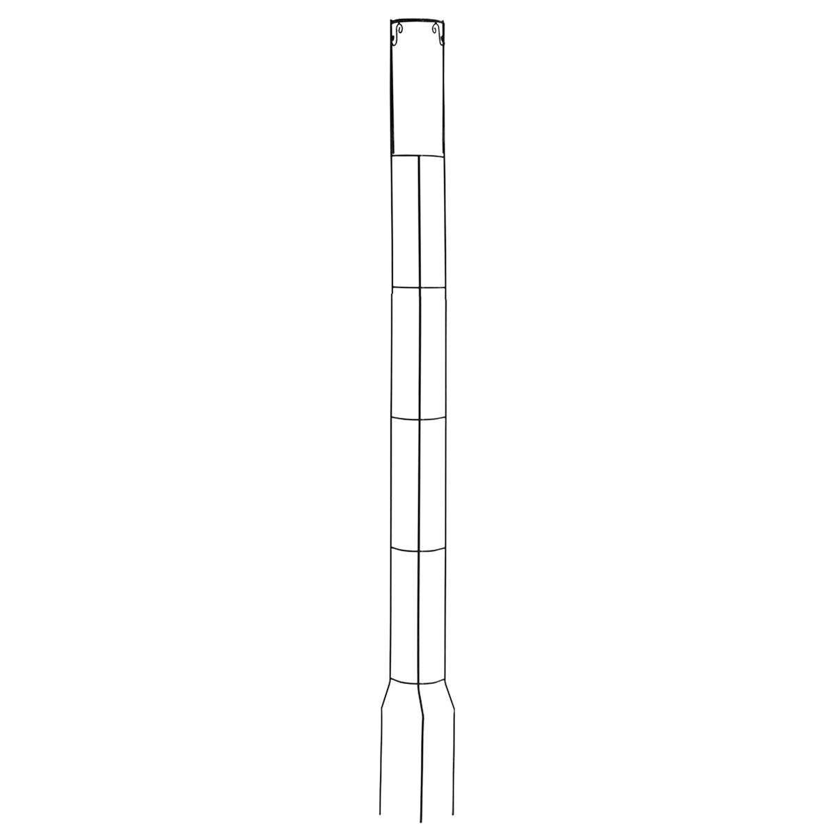 Tomatensäule 120 cm grün Bild 3