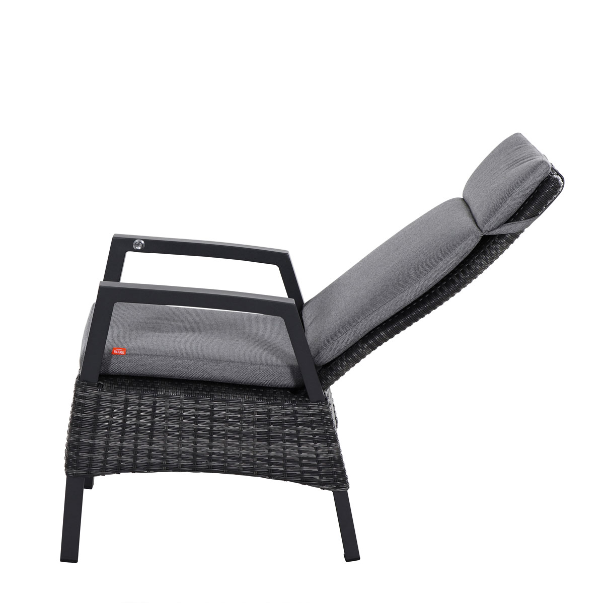 Siena Garden Positionssessel Taranto Aluminium-Gestell anthrazit Gardino-Geflecht Bild 6